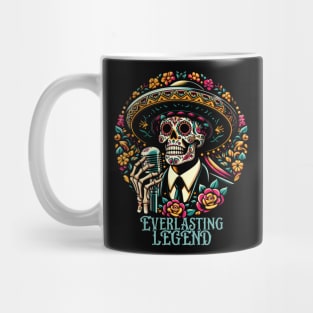 Tshirt, mug, sticker, print Everlasting Legend, mexican dead festival skull, latin music Mug